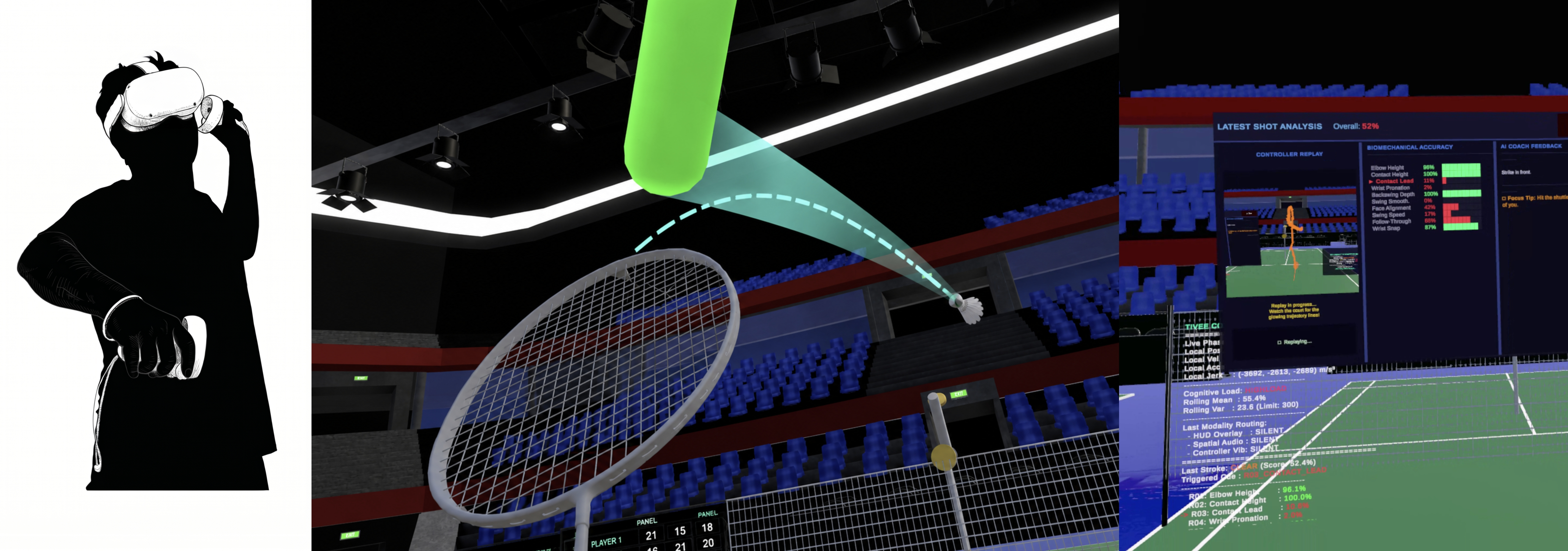XR Badminton: Multi-Stroke Neuro-Symbolic VR Coaching